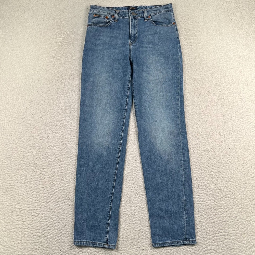 Polo Ralphโ Lauren Hampton Straight Jeans Boys 18 Mid Rise Denim Blue 28x31